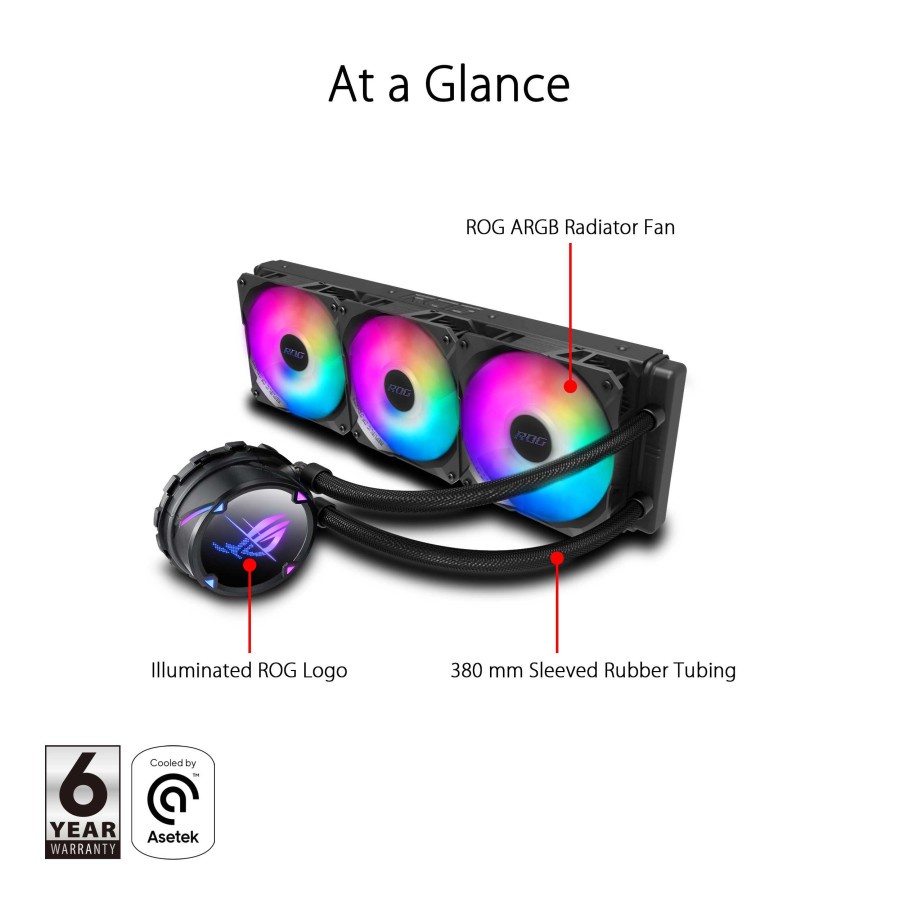 ASUS ROG STRIX LC 360 RGB - AIO LIQUID COOLER WATER COOLING