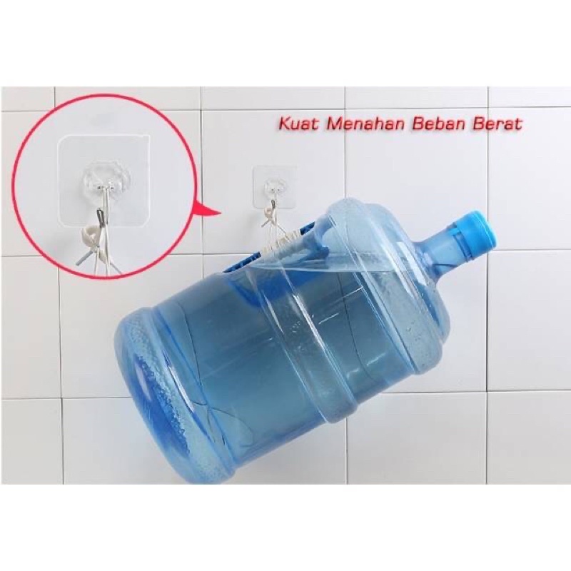 GANTUNGAN TEMPEL HOOK AJAIB GANTUNGAN DINDING KAIT MAGIC SERBAGUNA KAMAR MANDI DAPUR / HANGER