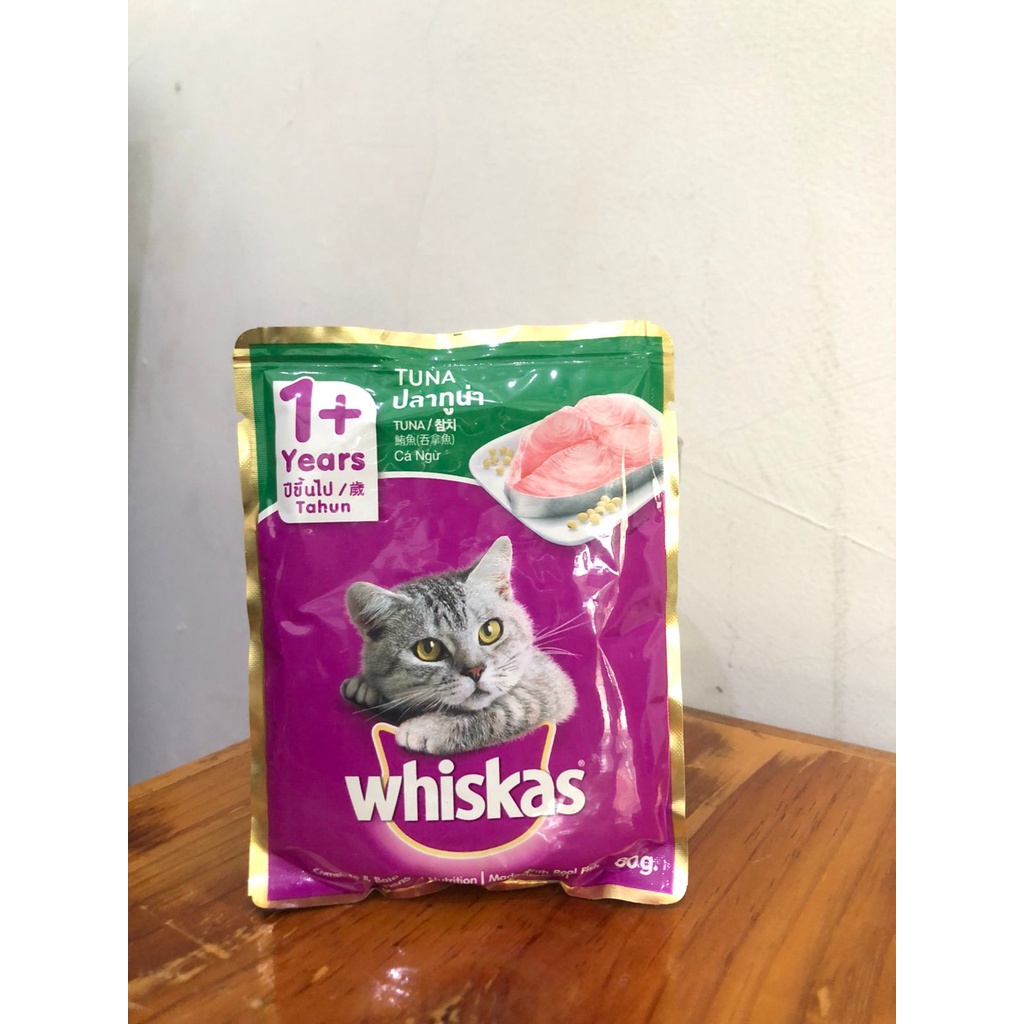 WHISKAS POUCH MAKANAN BASAH KITTEN/ADULT ALL VARIAN 80GR