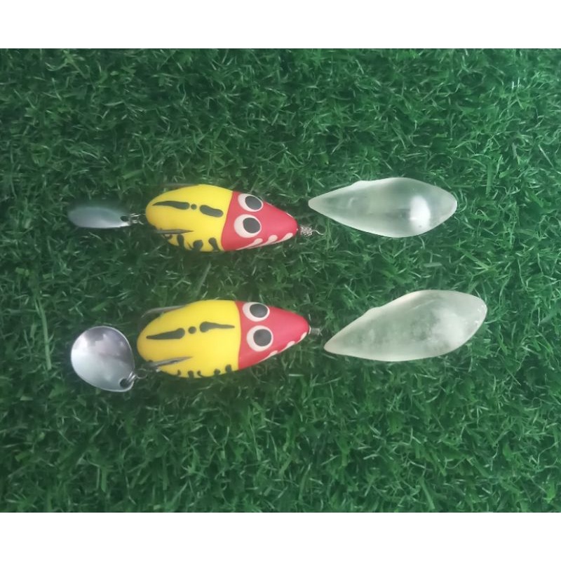 molding soft frog curut ukuran 3.6cm dan 3.9cm hook no 1 dan 1/0