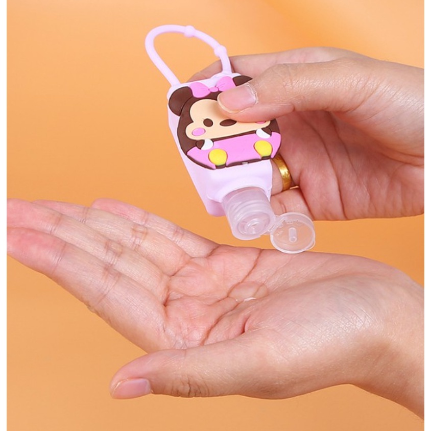 PA Botol Hand Sanitizer Cartoon / Gantungan Hand Sanitizer Karakter 30 ML [ SUDAH TERMASUK ISI 30 ML ]  - SS090