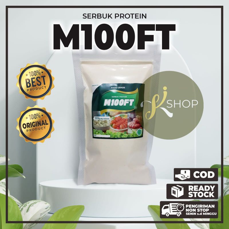 

M100FT Serbuk Protein 80 gr / Pengenyal & Pengering Bakso, Siomay, Dimsum dll