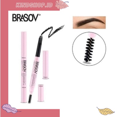 KINDSTORE❤ | AUTO BRASOV Pensil Alis Type B TANPA SIKAT |Eyebrow Pencil Automatic Putar