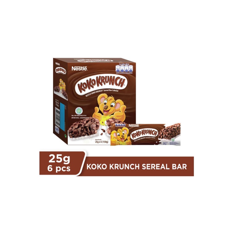 

Nestle Koko Krunch Cereal Bar Coklat 25G - Alhanan/04