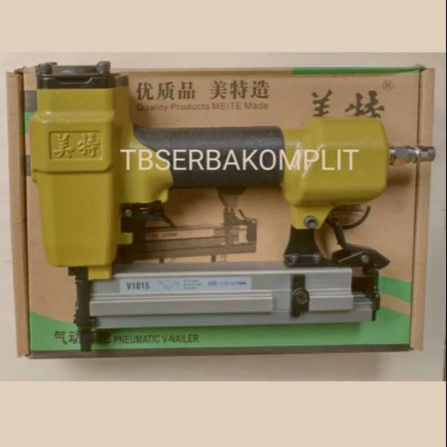 Mesin Paku Tembak Bingkai V Nailer Figura Frame Staples Staple Vnail V-Nail Yuso Meite V1015B V1015