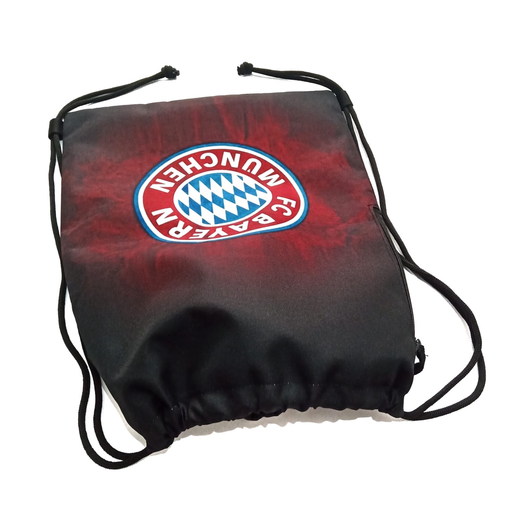 Tas Gymsack Tas Olahraga Tas Serut Tas Serut Ortuseight - Gymsack - String Bag - Tas Punggung - Tas Olahraga - Futsal Sepakbola Club Munchen Bayern