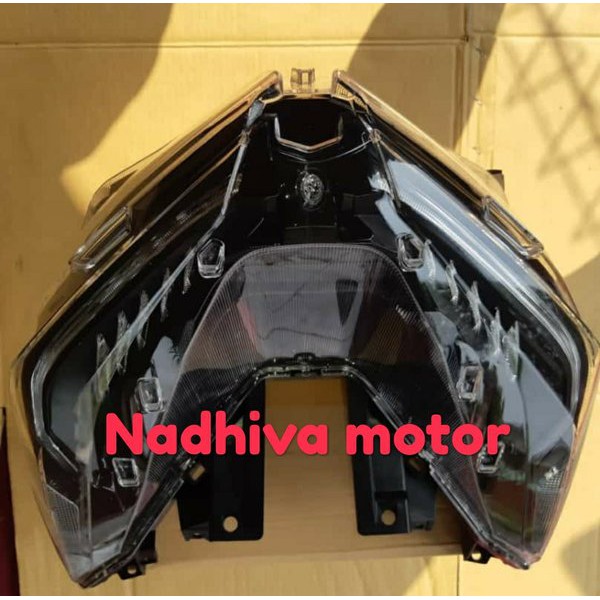 reflektor lampu depan assy vario 125 150 led 2018 2019
