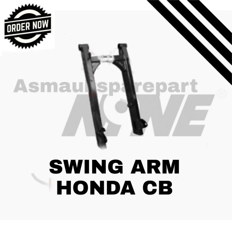 Swing Arm arem MotorFork Swing Arm Arem Lengan Ayun Motor Honda CB100 CB lama klasik Model Ori .