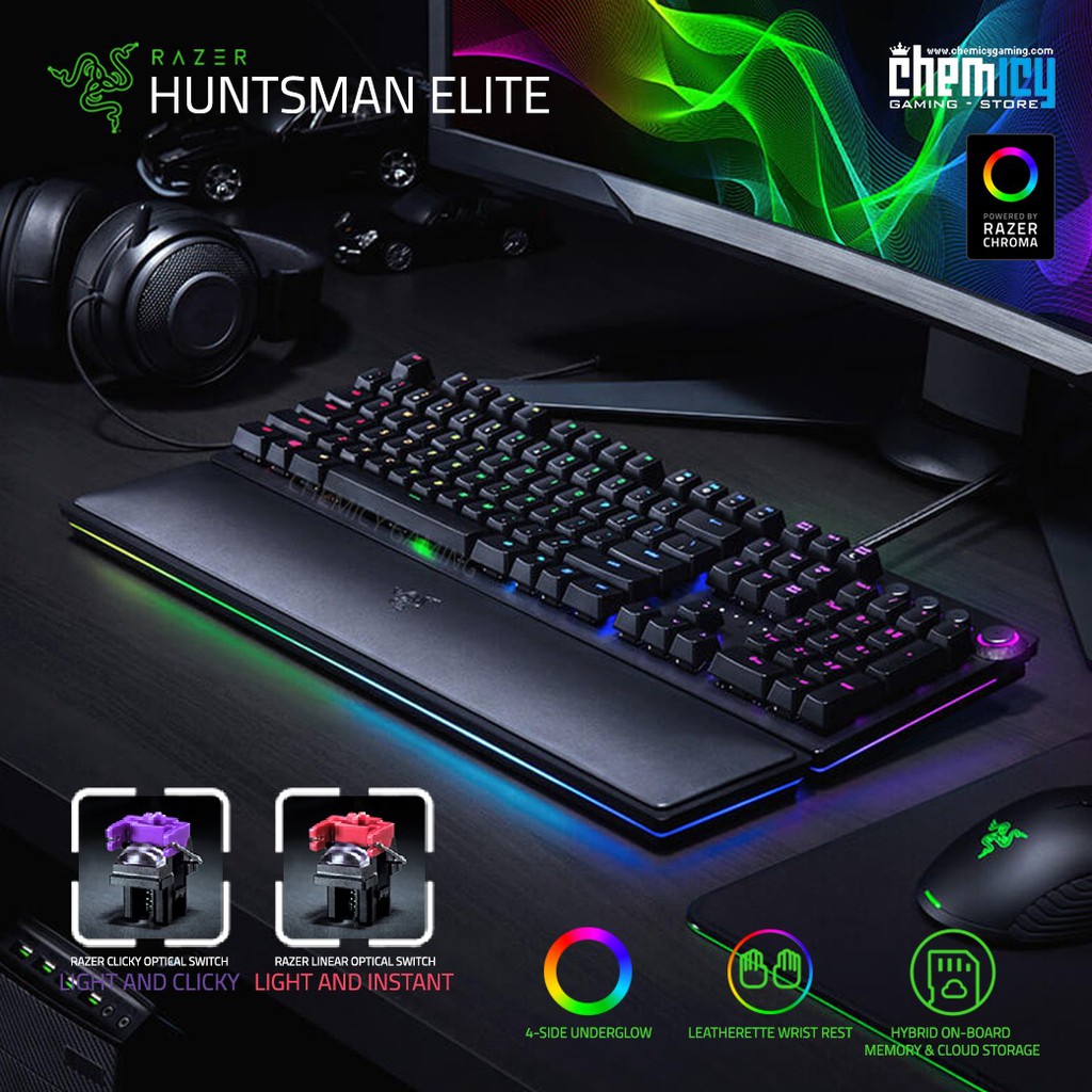 Razer Huntsman Elite - Opto Switch Mechanical Gaming Keyboard