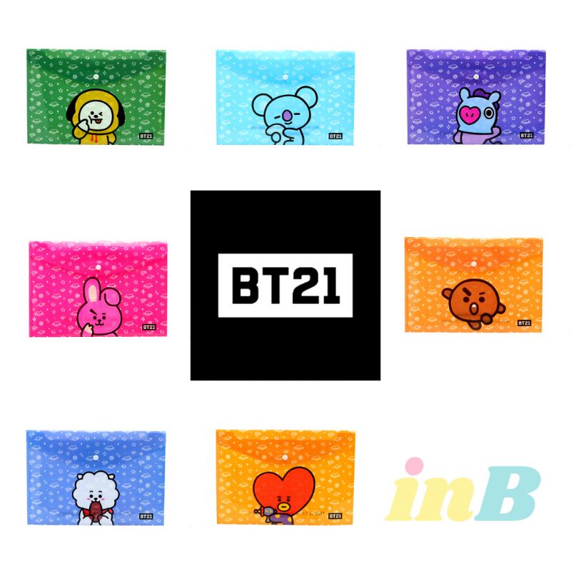 

Map BT21/BTS Plastik Untuk Kertas Ukuran A4