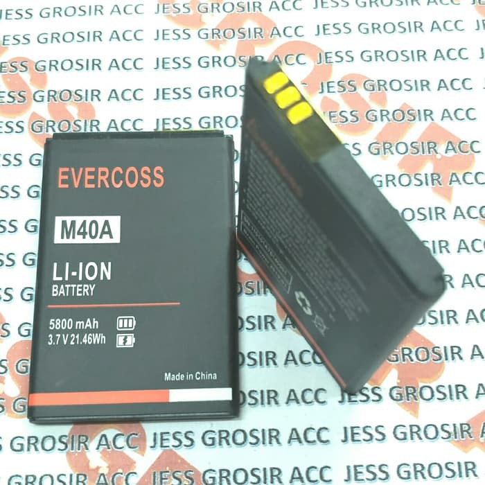 Baterai Battery Original Double Power Evercoss M40A , Xtream 1 Mini