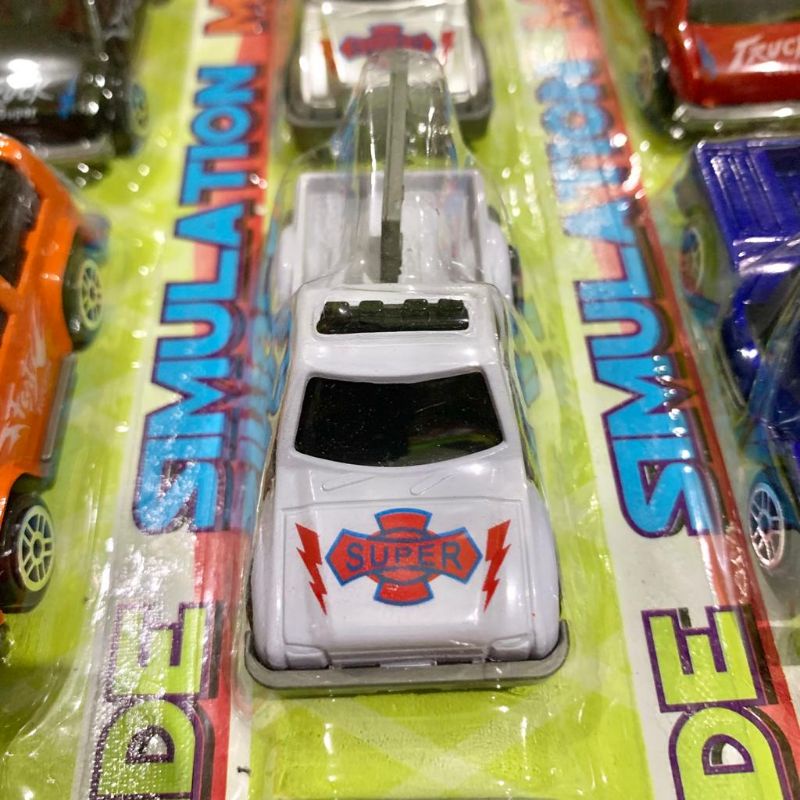 mobil set 4pcs / mobil mobilan miniatur simulator / mobil simulation / hotwheel kw - mainan anak murah