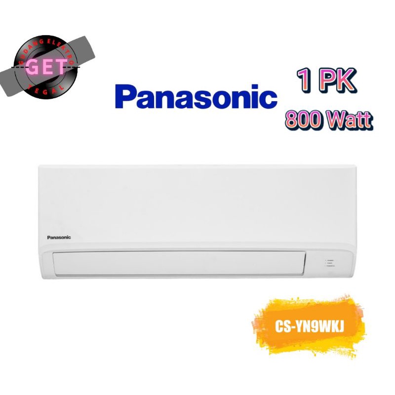 AC SPLIT PANASONIC 1 PK STANDAR ~ CS-QN9AKJ [ECOTOUGH SERIES] (KOTA TEGAL)