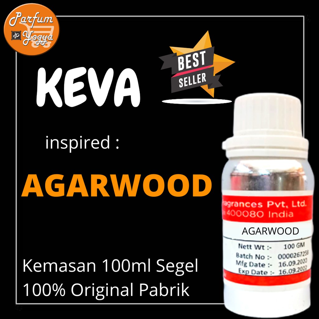 BIBIT PARFUM MURNI KEVA AGAR WOOD 100 ML | KEVA AGARWOOD | BEST SELLER