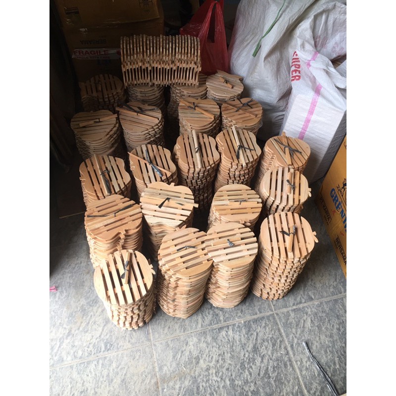 Tatakan panci 16x16 tatakan kayu tatakan piring mangkuk tatakan serba guna