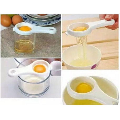 Sendok Alat Pemisah Putih Kuning Telur Telor Egg White Separator Saringan Saring Sederhana Praktis