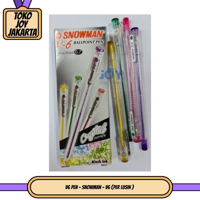 

Trendi V6 Pen - Snowman - V6 (Per Lusin ) / Boplen / Pulpen / Ballpoint Diskon