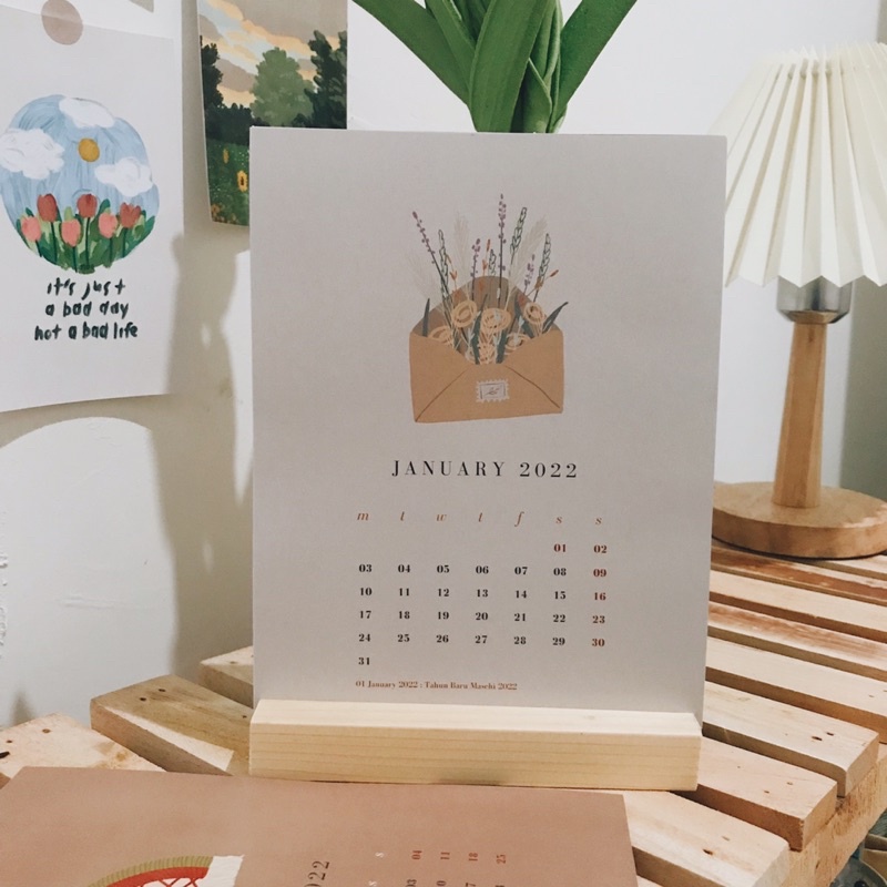 

[BY.IZZA] KALENDER 2022 AESTHETIC BOHO THEME