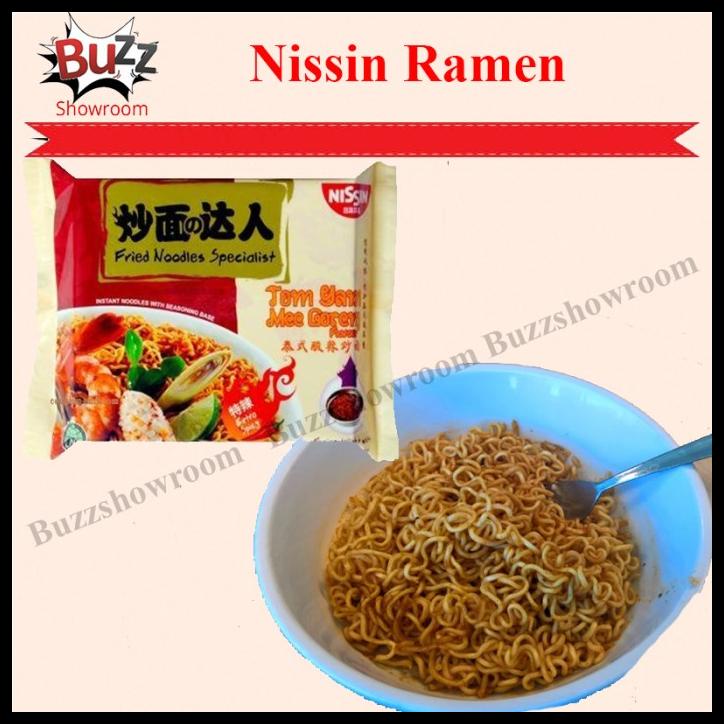 

Nissin Ramen Japanese Tom Yum Mee Goreng Pasta Mie Jepang Instant 85G