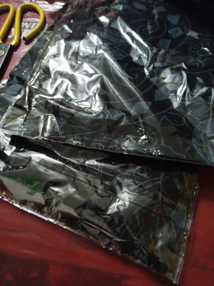 Hrb026 Kenongo Hem Kemeja Batik Pria Lengan M Lpendek  Katun Primis Halus Xl