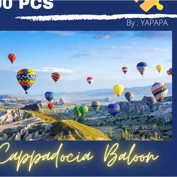 Jigsaw Puzzle 500 pcs - CAPPADOCIA BALLOON - adult paper puzzle dewasa