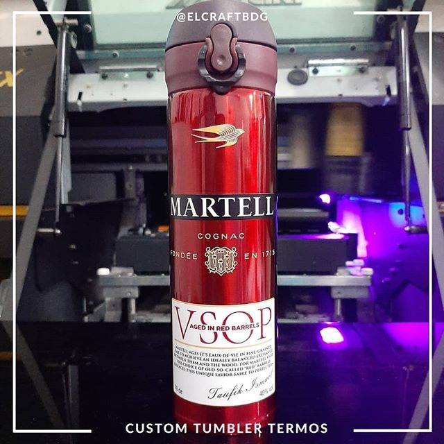 BOTOL MINUM THERMOS CUSTOM GAMBAR CUSTOM MARTEL - BOTOL MINUM 500 ML