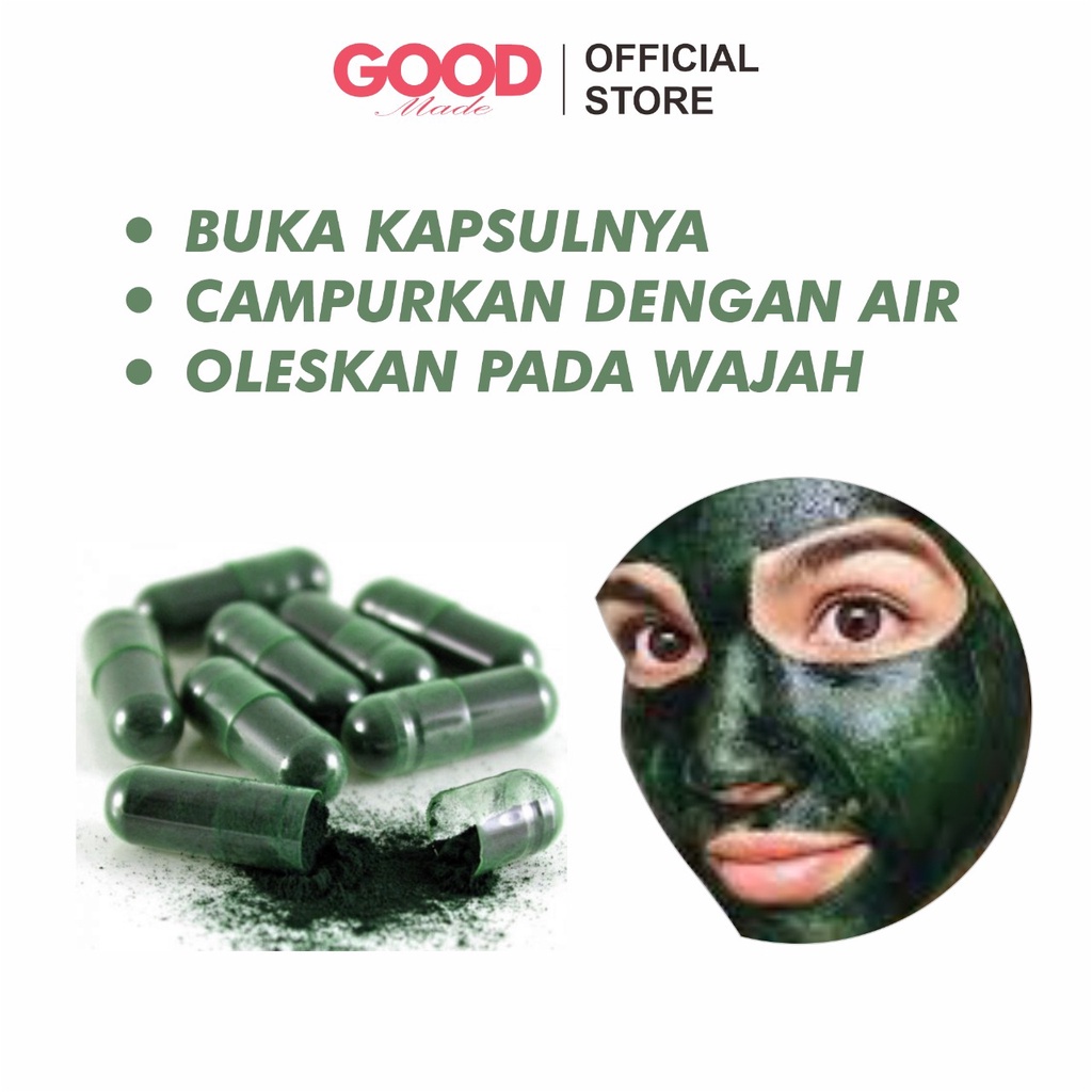 GOOD MADE - Masker Spirulina | spirulina masker wajah |  masker spirulina original | Spirulina | COD