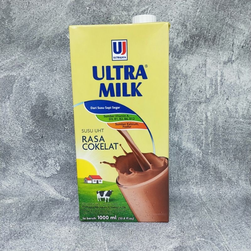 Susu Ultramilk 1000ml Fullcream/Coklat/UHT 1literan