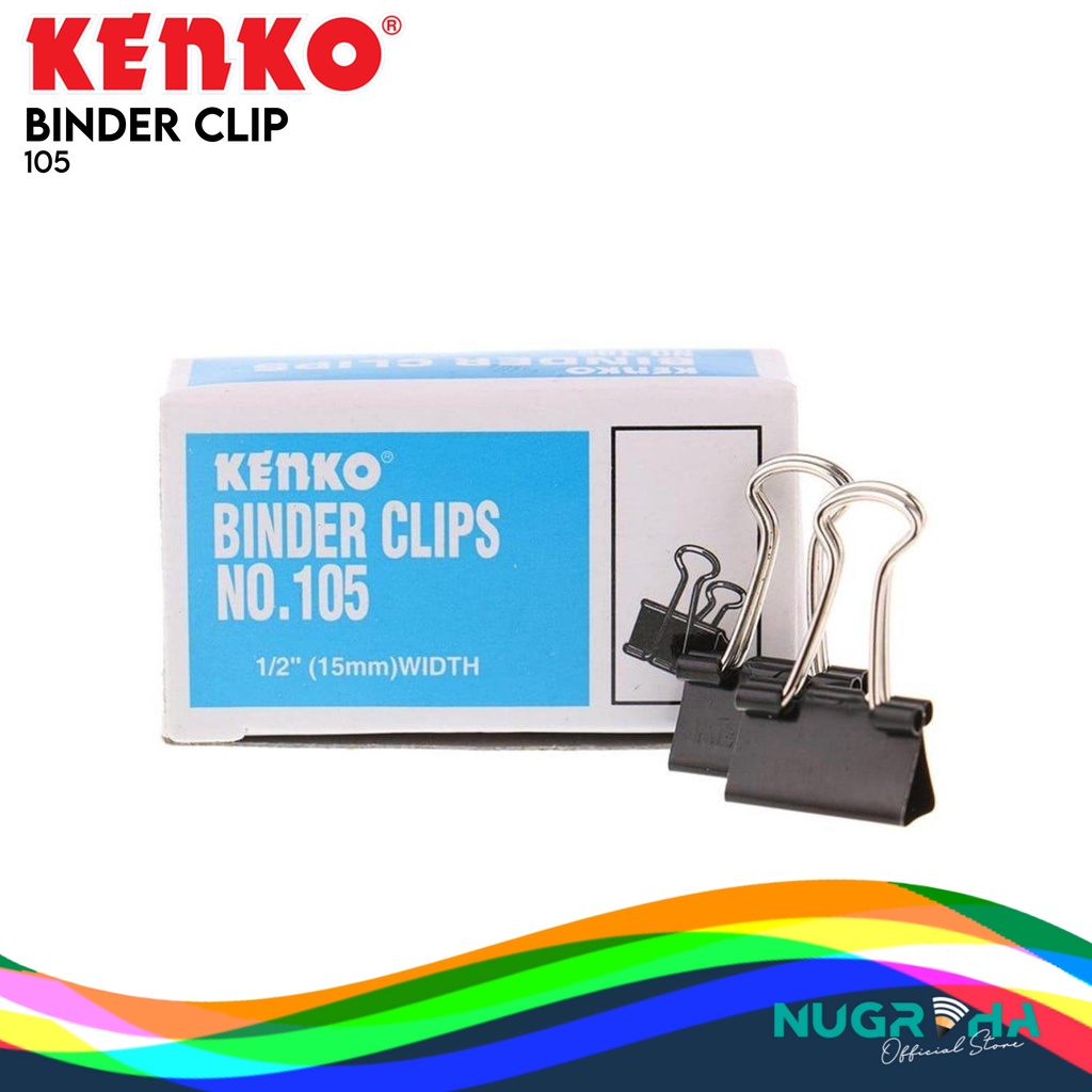 

PENJEPIT KERTAS / BINDER CLIP KENKO 105