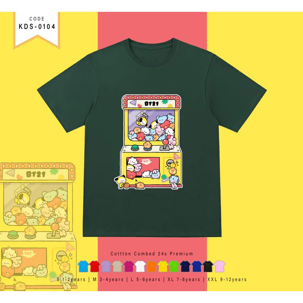 KAOS ANAK-ANAK 1-12TAHUN / T-SHIRT KIDS BT211- CATHCING DOLL / REAL