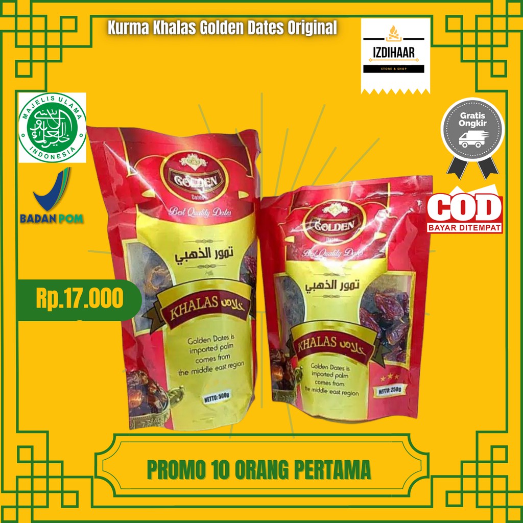 

Kurma GOLDEN Dates KHALAS Best Quantity Dates