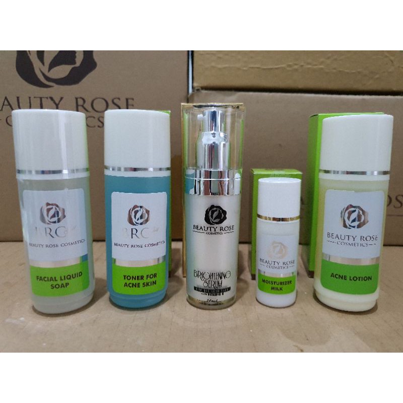 PAKET KULIT BERJERAWAT - Beauty Rose Cosmetics BRC Gold
