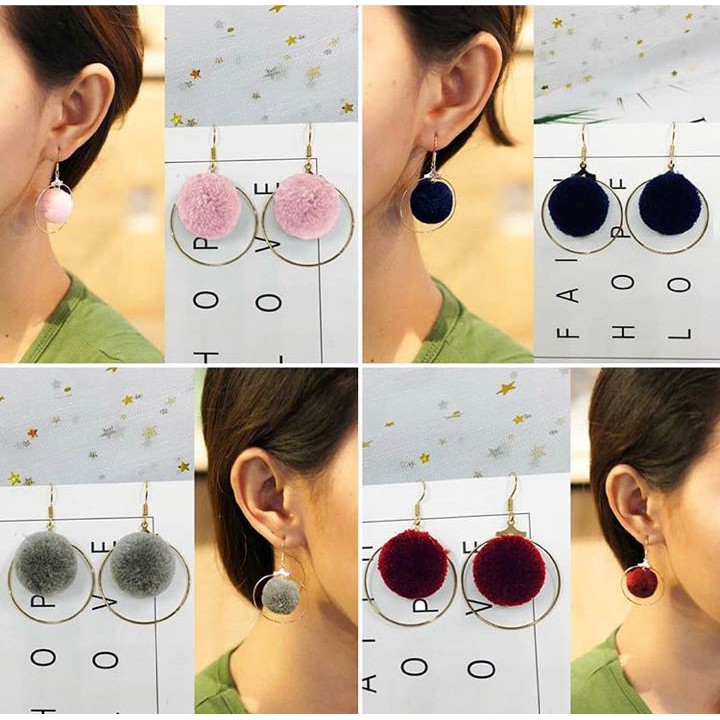 Anting Fashion Wanita Kekinian Aneka Model  284