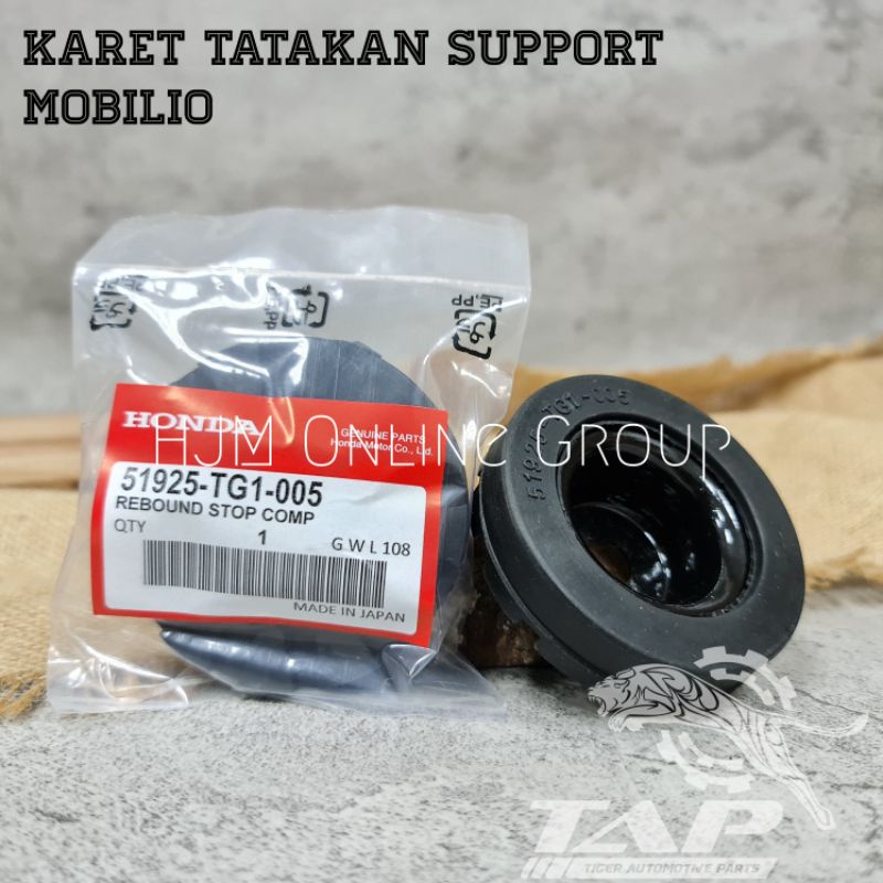 TATAKAN KARET SUPPORT SHOCK BREAKER DEPAN ATAS JAZZ MOBILIO BRIO BRV