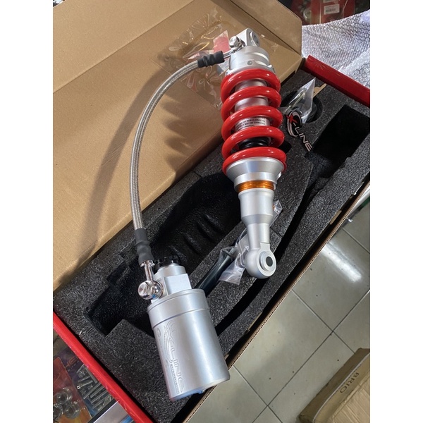 shock skok belakang satria fu tabung pisah click rebound fungsi