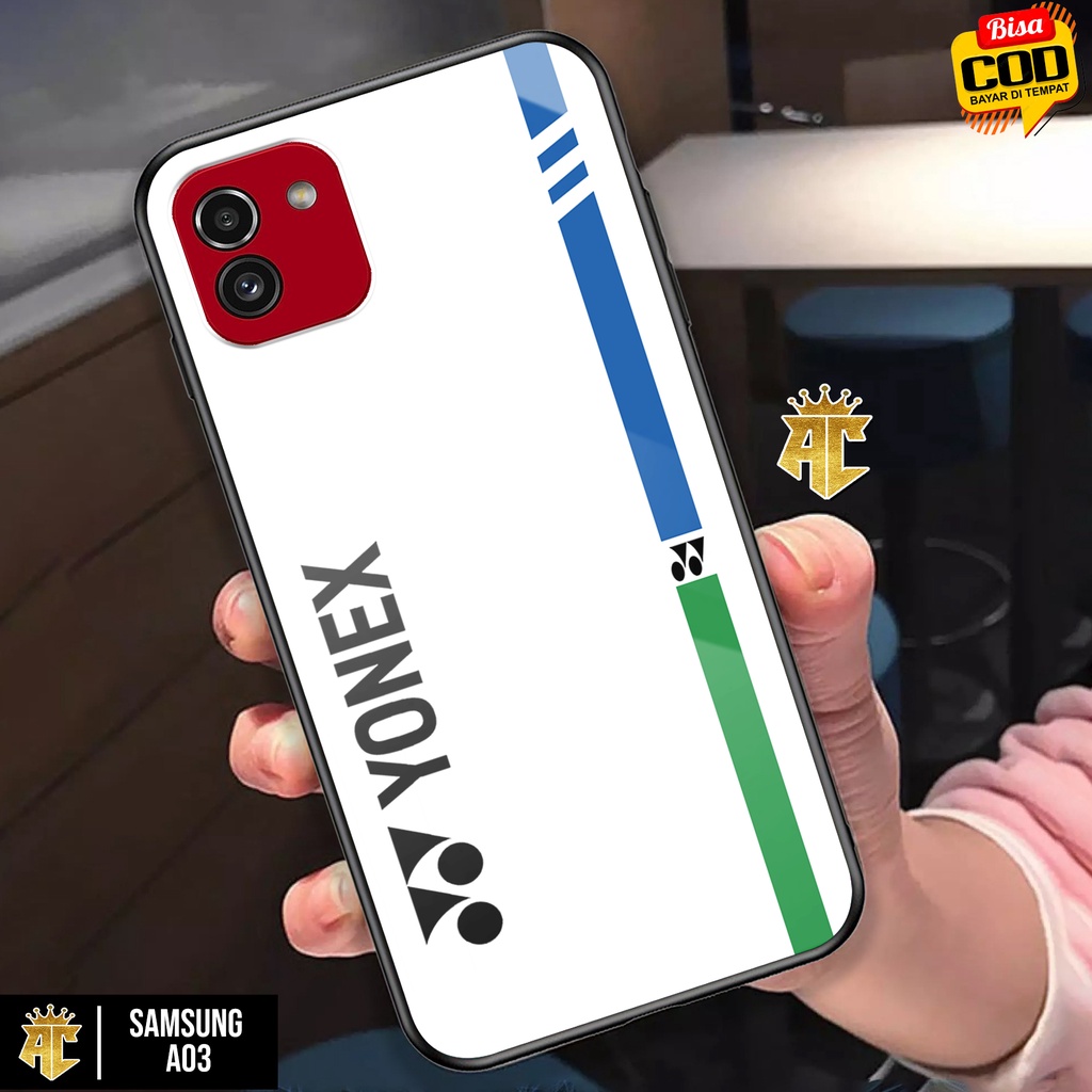 Case SAMSUNG A03 - Casing SAMSUNG A03 Terbaru 2021 AERO CASE [ MOTIF BADMINTON ] Silikon SAMSUNG A03