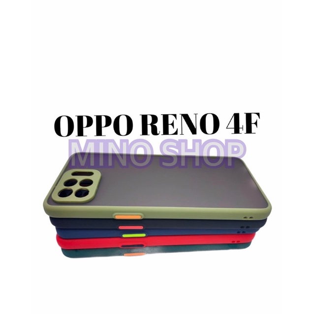 SOFTCASE OPPO RENO 4F - HARDCASE DOVE MYCHOICE PLUS PELINDUNG KAMERA - AERO CASE