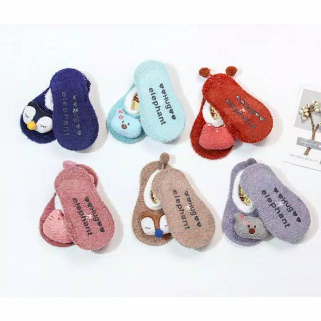 Kaos Kaki Bayi Import / Kaos Kaki Bulu Bayi Karakter Hewan Lucu