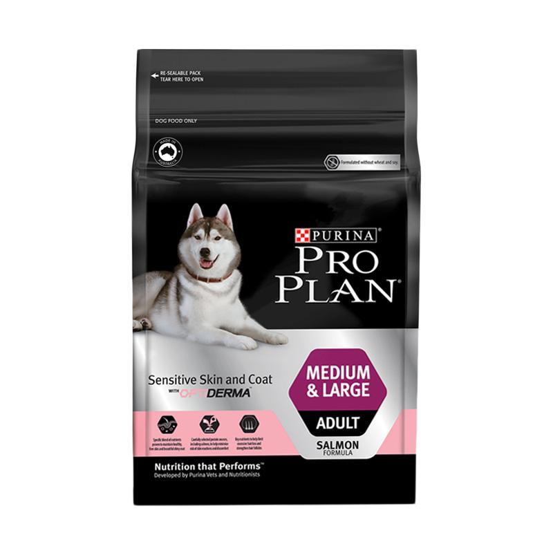 PROPLAN PRO PLAN MEDIUM AND LARGE SENSITIVE SKIN AND COAT FOR DOG 12KG