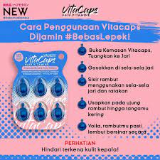 Makarizo Vitacaps Hair Vitamin - Vitamin Rambut Kapsul 6x1ml