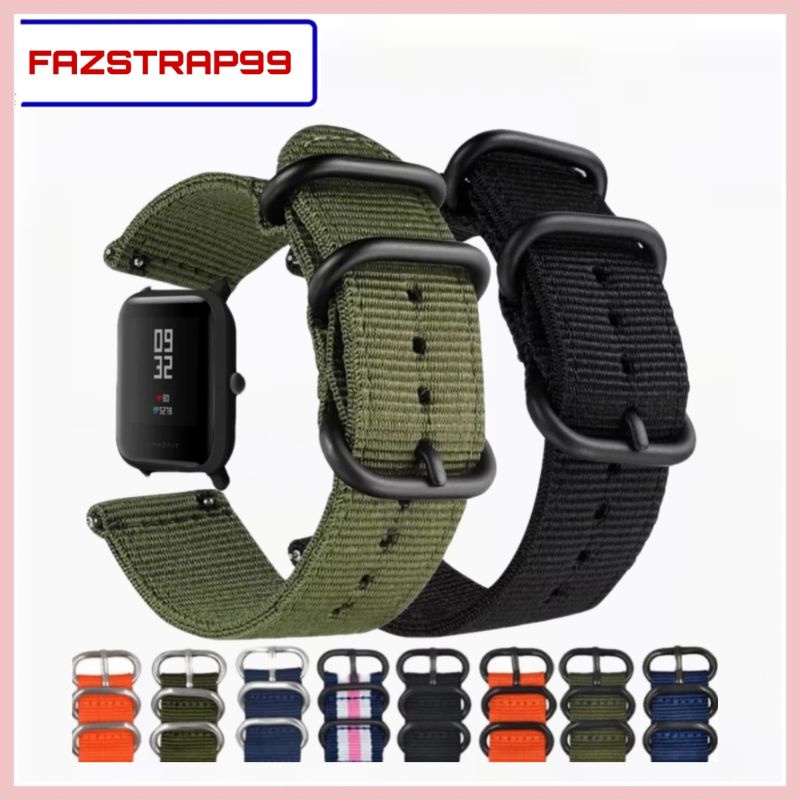 Strap Tali Jam Tangan Untuk Amazfit GTS Series / GTS 2 /2 Mini / GTS 2E - Nylon Strap