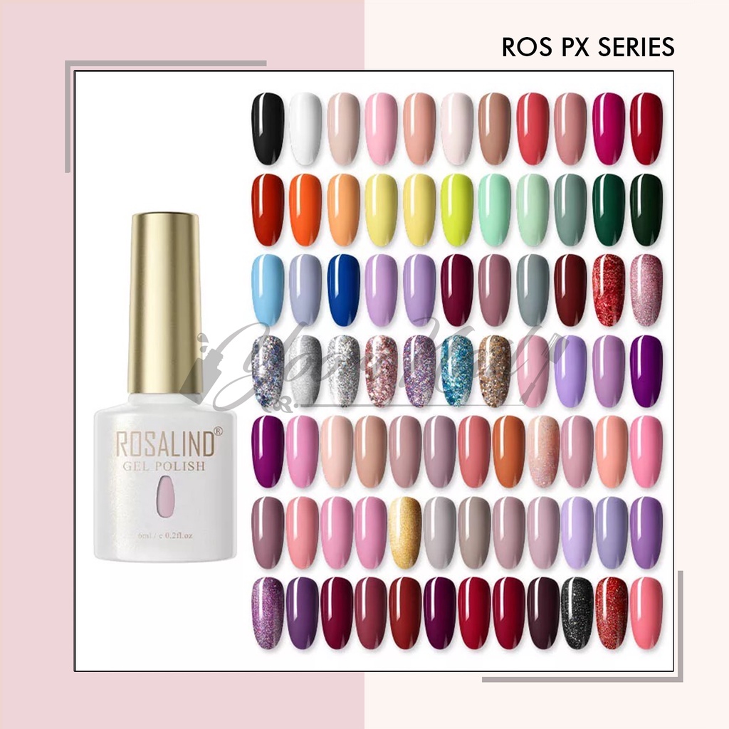 Rosalind PX Series 6ml (001-056) colorful glitter series mini rosalind gel polish