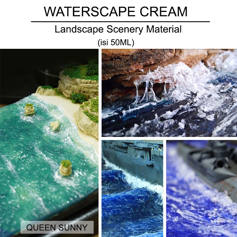 

Waterscape Cream Bahan Membuat Simulasi Air Danau Laut Ombak Rawa Material Landscape Miniatur Scenery Pemandangan Maket Diorama