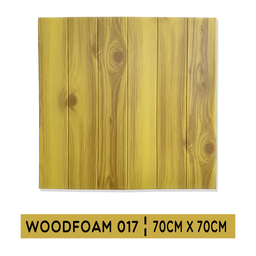 Wallpaper 3D Foam Motif Kayu Modern Wood Foam wallpaper dinding foam wallpaper stiker dinding rumah