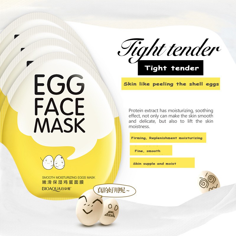 BIOAQUA EGG FACE MASK