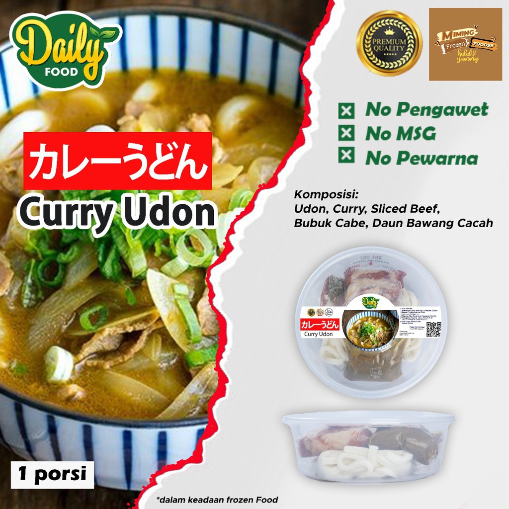 

CURRY UDON (FROZEN FOOD) SIAP SAJI