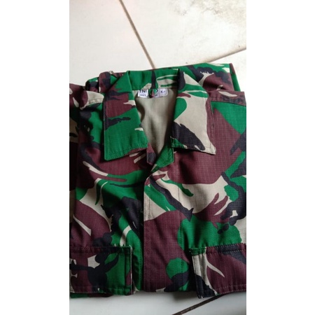 Baju pdl loreng tni bahan SRITEX PRODUKSIAN 262.888 spek seperti jatah