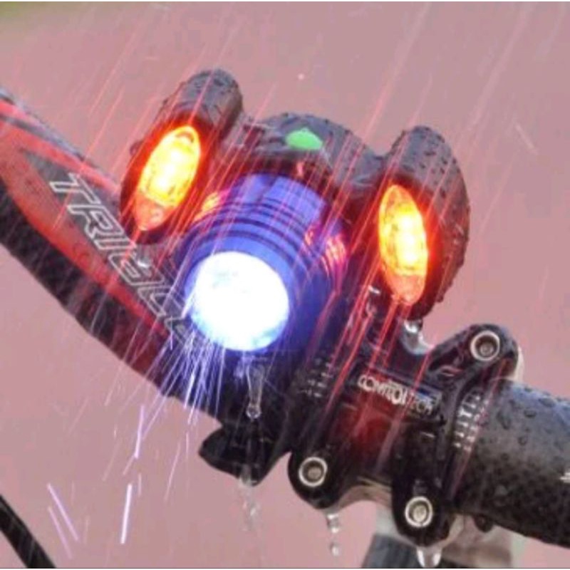 Lampu Depan Sepeda LED USB Charging Lampu Sepeda Lipat MTB Roadbike