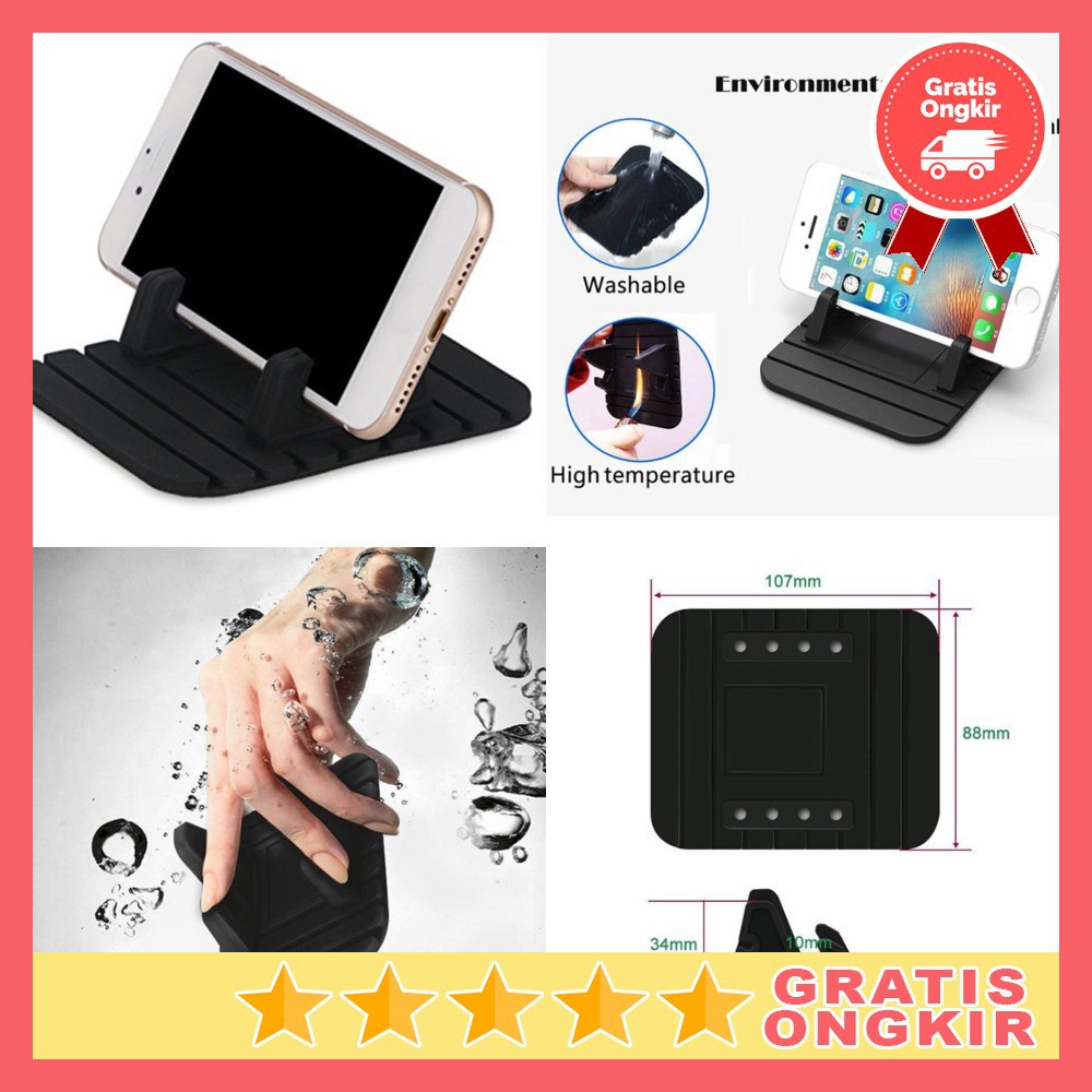Stand Handphone Anti Slip Stan Universal Sandaran Dudukan Penyangga HP - PHONE HOLDER TATAKAN HP DI 