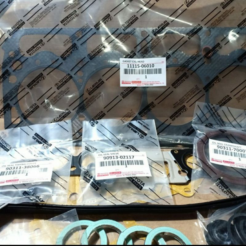 packing set gasket full set kijang 7k bensin kijang 7k efi